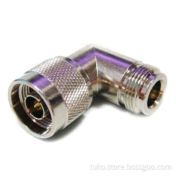 RF Connector for Antenna, Adapter Cable Assembly with N Plug to N Jack, R/A Type